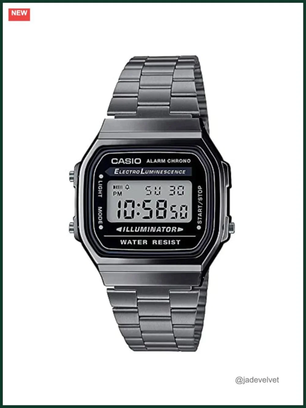 Casio Retro Vintage Digital Watch Quartz Alarm Light 30m Water Resistant